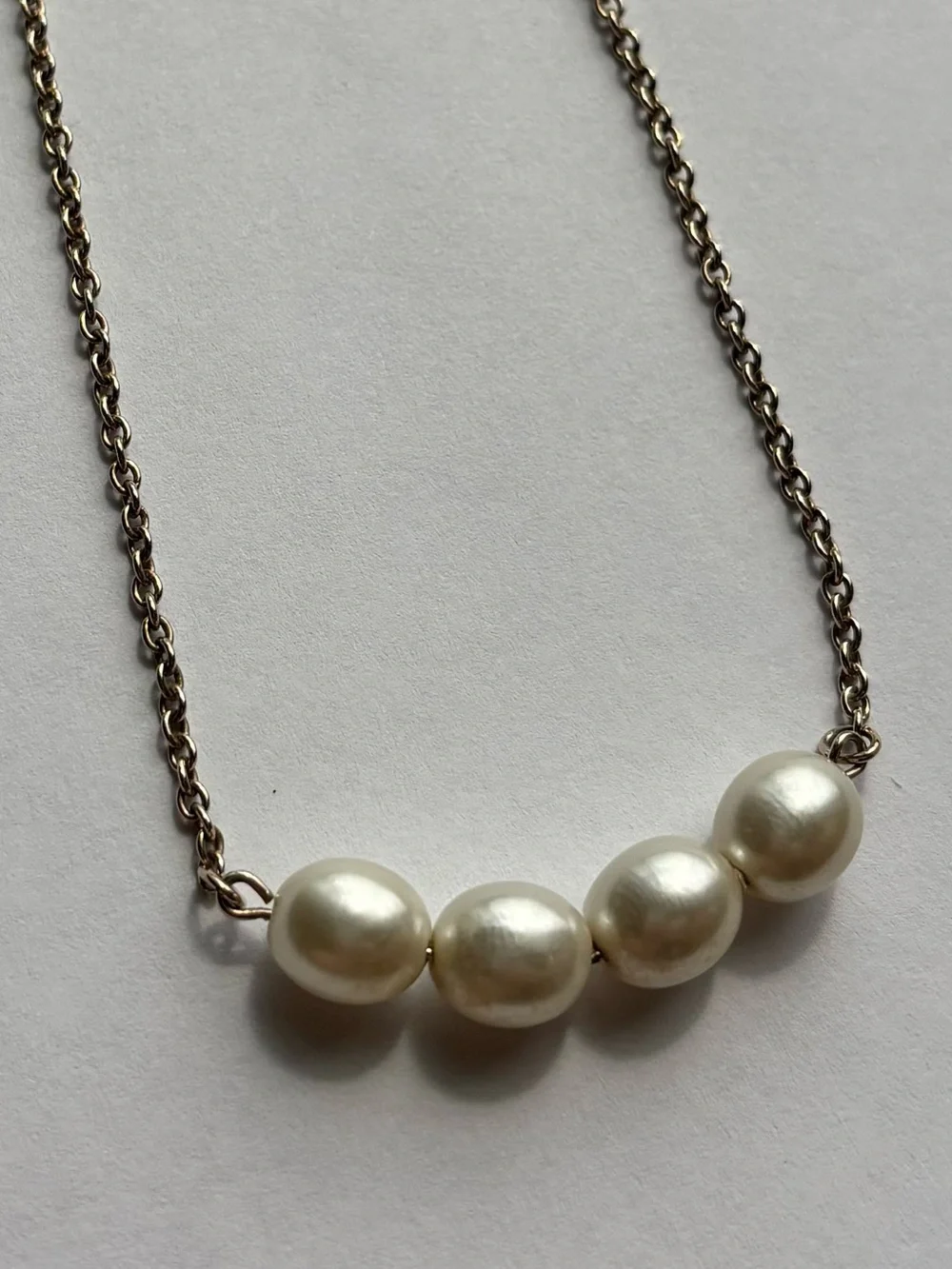 Park Lane Gold Tone Faux Pearl 15” Necklace Jewelry Formal Wedding Prom